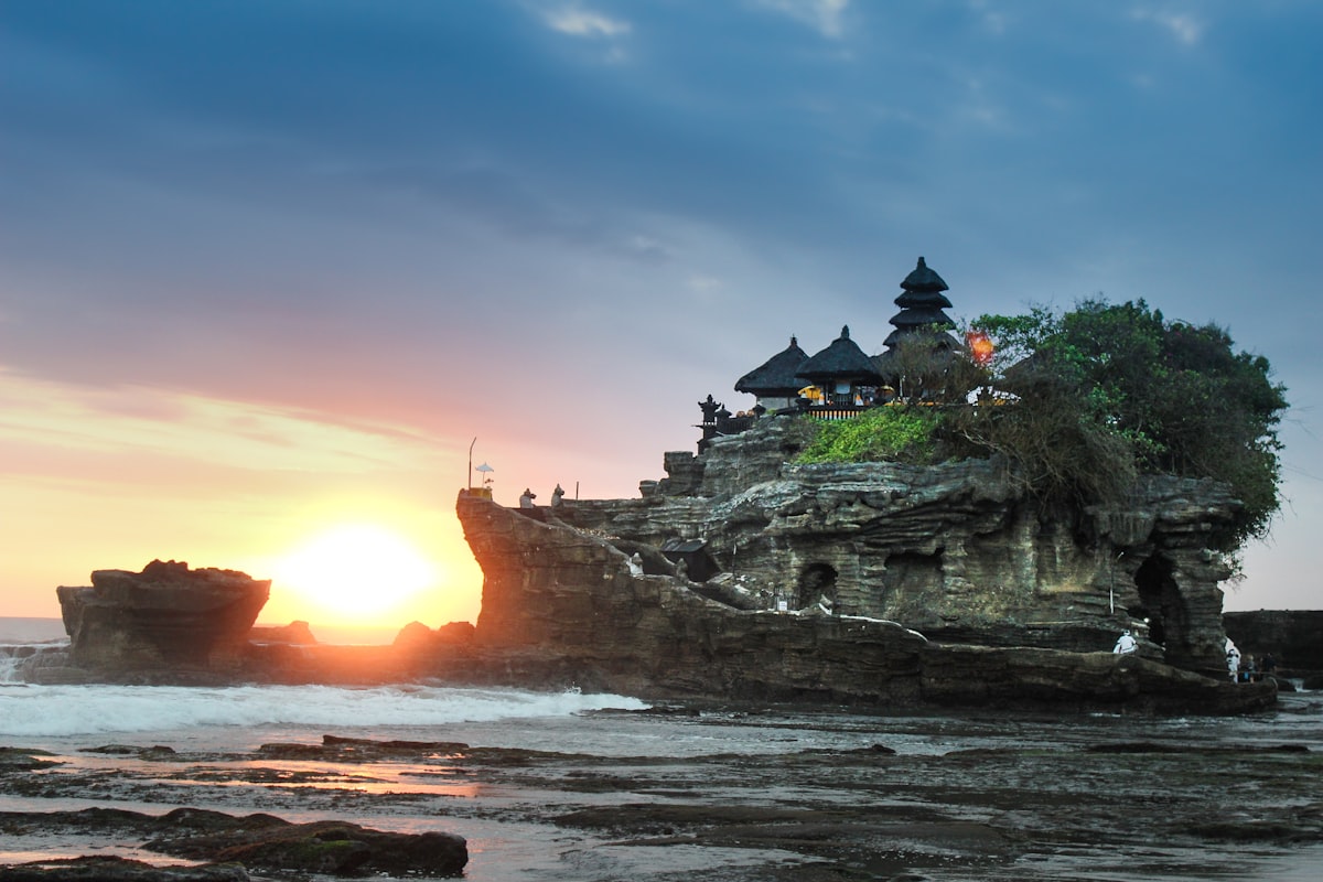 Risaie a terrazze nel verde lussureggiante di Bali